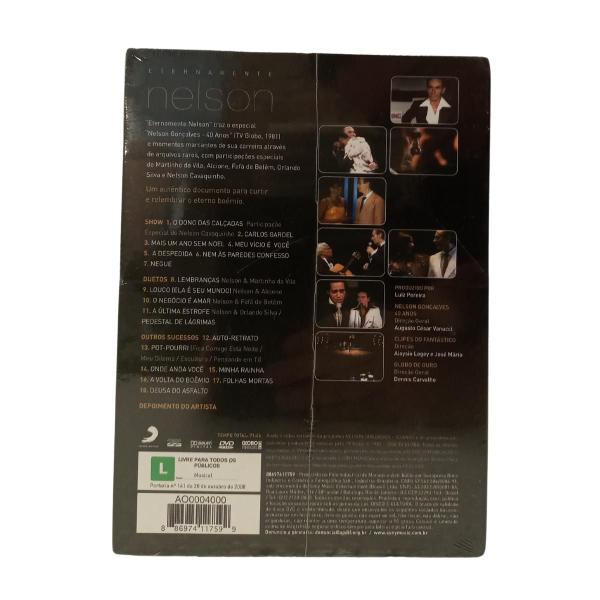 Dvd nelson gonçalves eternamente - Universal Music Imagem de Dvd nelson gonçalves eternamente