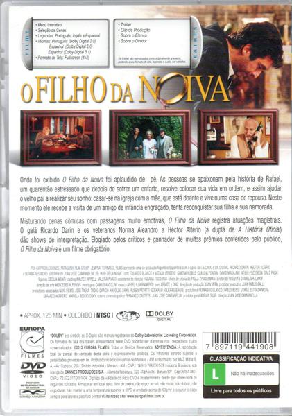 Imagem de Dvd O Filho Da Noiva