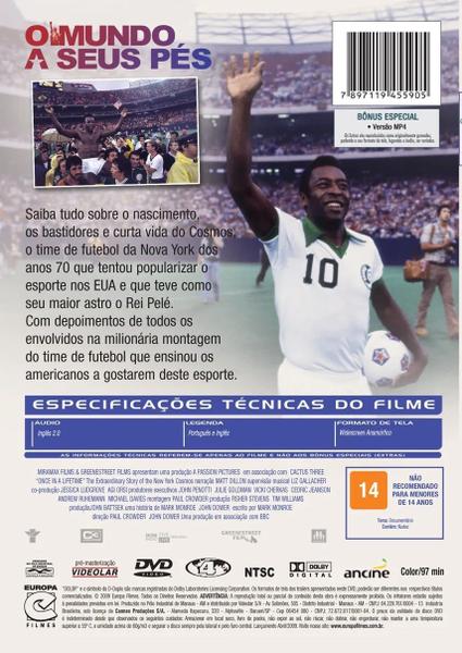 Imagem de DVD O Mundo a Seus Pés - Pelé no New York Cosmos