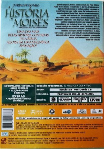 Imagem de DVD O Príncipe do Nilo - A História de Moisés