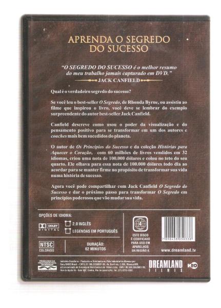 Imagem de Dvd O Segredo Do Sucesso