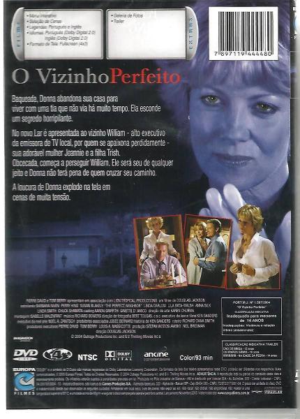 DVD O Vizinho Perfeito - Susan Blakely e Perry King - AMZ Imagem de DVD O Vizinho Perfeito - Susan Blakely e Perry King
