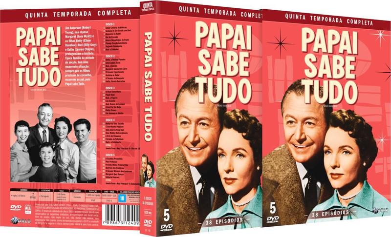 Imagem de DVD - Papai Sabe Tudo: 5ª Temporada Completa - Digibook 4 Discos