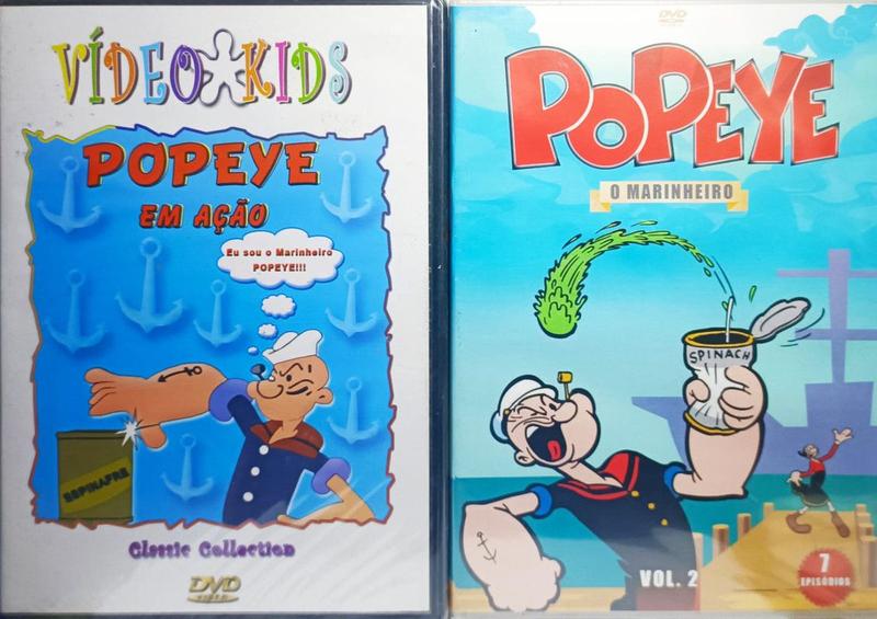 Imagem de Dvd Popeye o Marinheiro  e Popeye em Ação - 2 Dvds
