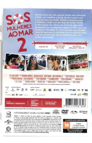 Imagem de Dvd S.o.s Mulheres Ao Mar 2