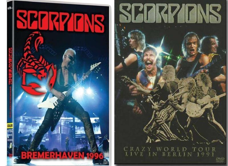 DVD Scorpions Crazy World Tour Live In Berlin 1991 Original