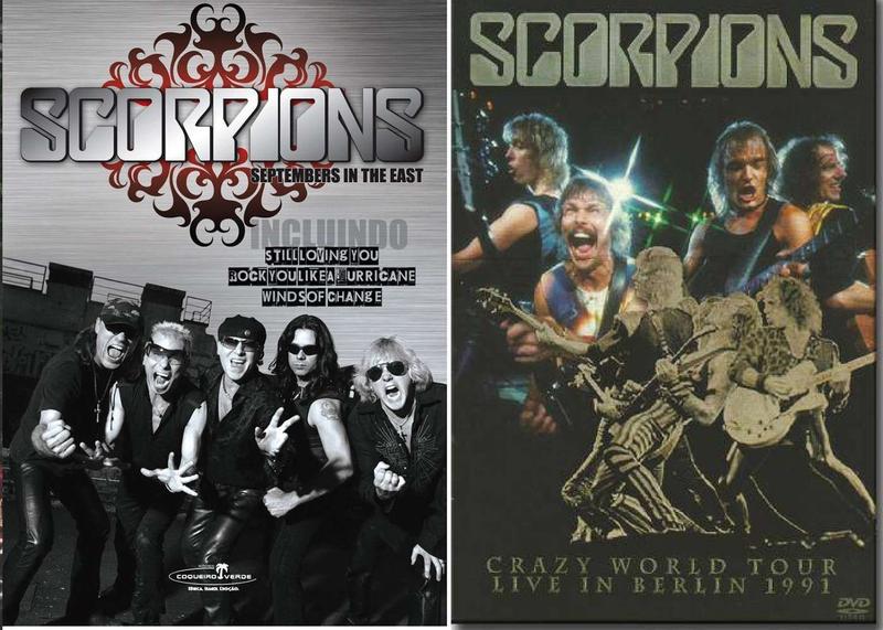 DVD Scorpions Crazy World Tour Live In Berlin 1991 Original