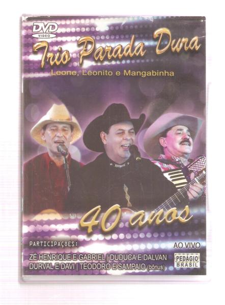 Dvd Trio Parada Dura - Leone, Leonito E Mangabinha - Diário