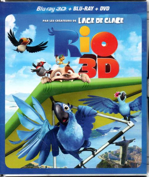 Imagem de Dvd triplo rio 3d