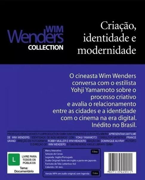 Imagem de DVD Wim Wenders Collection  Identidade de Nós Mesmos