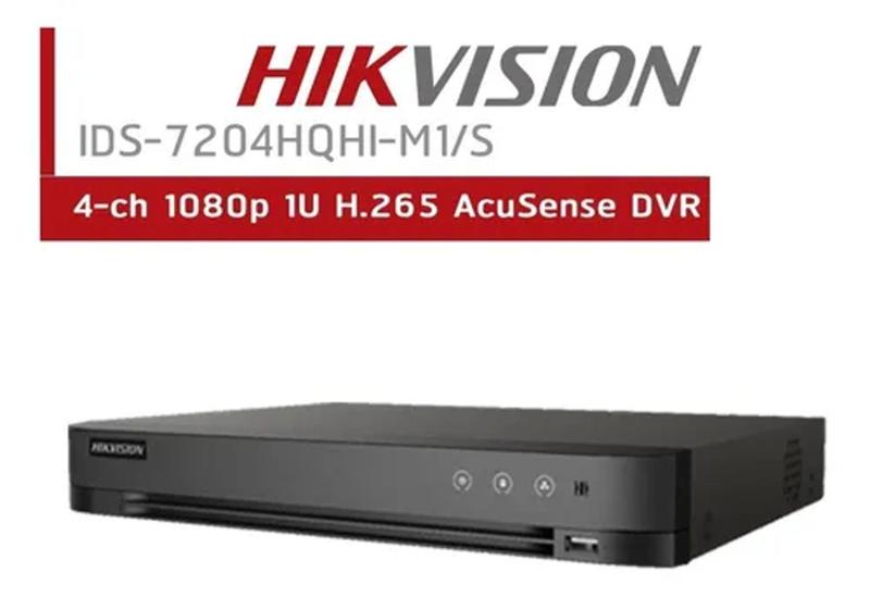 Imagem de Dvr 4ch Hikvision Full Hd 1080p Ds-7204 Hqhi 3.0 Turbo Hd