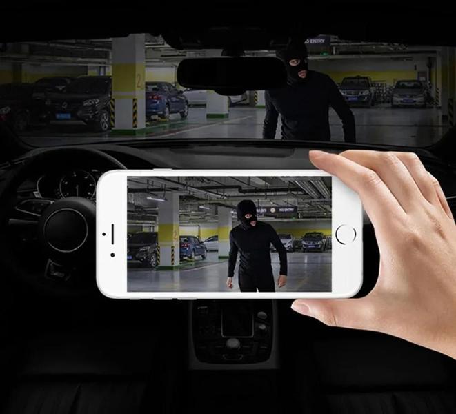 Imagem de DVR Carro 4K WiFi - Câmera Dash Cam com Monitor de Estacionamento e App