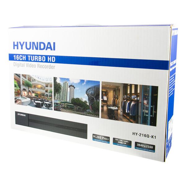 Imagem de DVR Hyundai HY-216Q-K1 - 16 Canais - 1080P - Preto