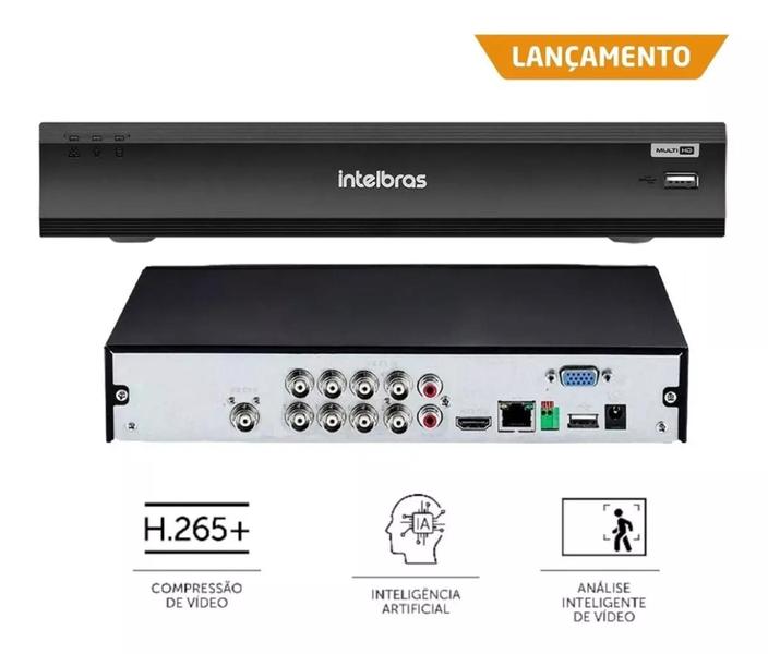 Imagem de Dvr Imhdx 3008 Reconhecimento Facial Inteligente 8 Canais - Intelbras