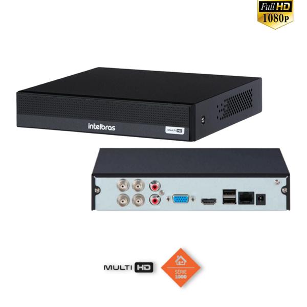 Imagem de Dvr Multi Hd Intelbras 4Ch Mhdx 1004-C