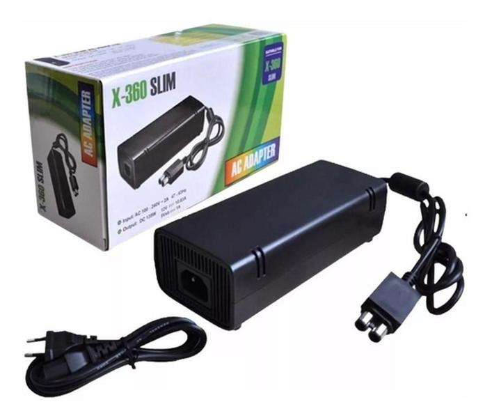 Imagem de E. fonte x-box 360 slim bivolt - 2 pinos al-360hn - Feir