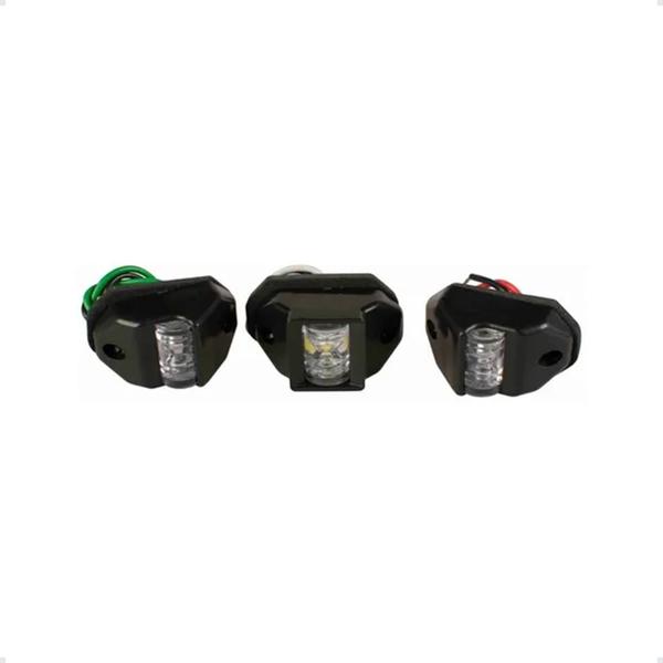 E1117 Kit Luz De Navegação Jet e Pequenas Embarcações ABS Preto - Arieltek Imagem de E1117 Kit Luz De Navegação Jet e Pequenas Embarcações ABS Preto