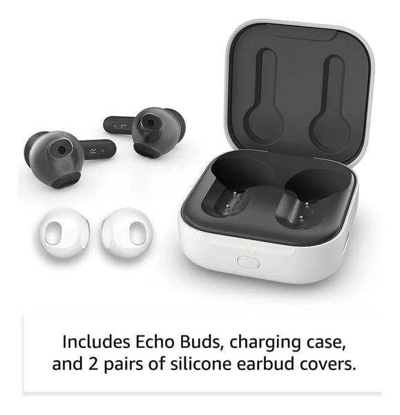 Imagem de Echo Buds Fones De Ouvido Sem Fio Auriculares 5.2 Com Alexa