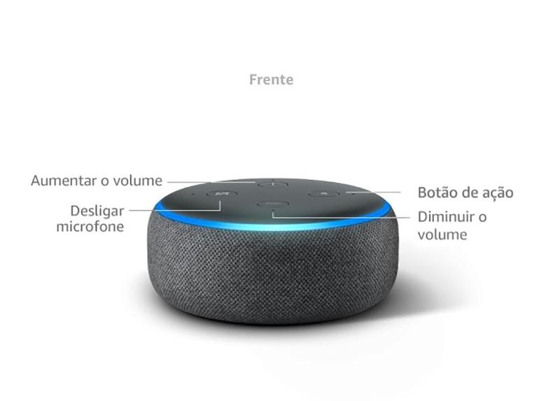 Imagem de Echo Dot (3 Geração): Smart Speaker Com Alexa - Cor Preta