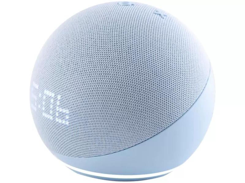 Imagem de Echo Dot (5 geração) com Relógio e Alexa Música, informação e Casa Inteligente - AZUL - Amazon