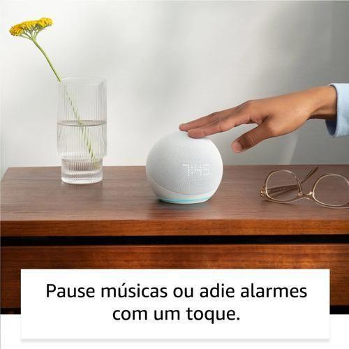 Imagem de Echo Dot 5 Geração com Relógio ul - Som e Controle por Voz