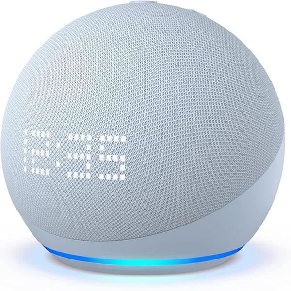 Imagem de Echo Dot 5ª geração com Relógio  Smart speaker com Alexa  Lançamento