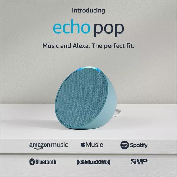 Imagem de Echo Pop 1 Geração Smart Speaker com Alexa- AZUL - Aamazon