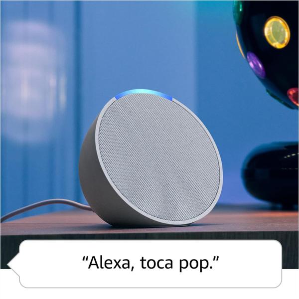 Imagem de Echo Pop Smart speaker compacto com som e Alexa Cor  AZUL