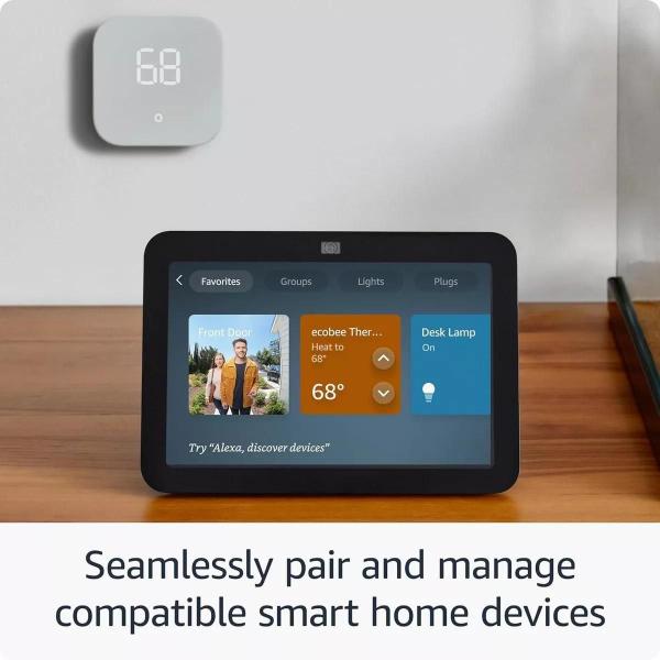 Imagem de Echo Show 8 3 Geração Áudio Espacial Smart Home Hub Alexa