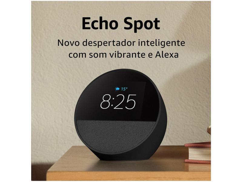 Imagem de Echo Spot 2024 Smart Speaker Tela de 2,83”  - com Alexa