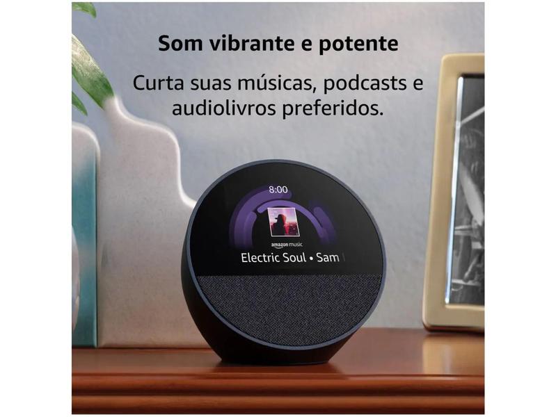 Imagem de Echo Spot 2024 Smart Speaker Tela de 2,83” - com Alexa