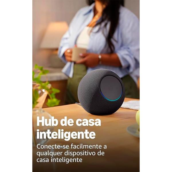 Echo Studio (2 Geração) Smart Speaker com Alexa Amazon Grafite