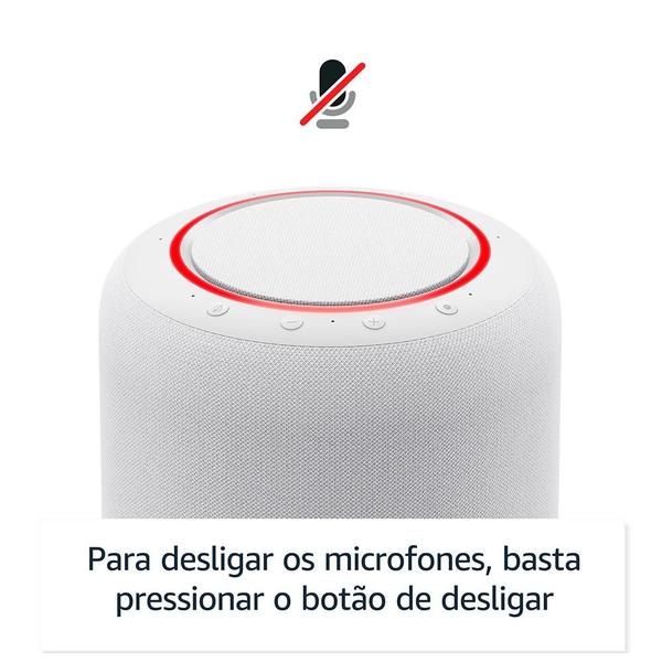 Imagem de Echo Studio Amazon, com Alexa, Smart Speaker com Áudio de Alta Fidelidade, Branco - B09M6H6S89