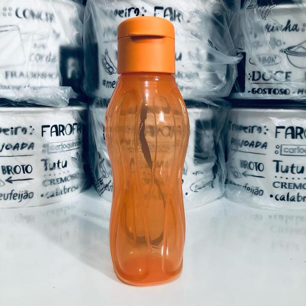 Imagem de Eco tupperr garrafinha  310 ml Tupperware laranja 