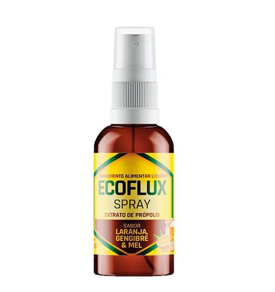 Imagem de Ecoflux Spray Laranja, Gengibre E Mel 6x30ml - Ecofitus