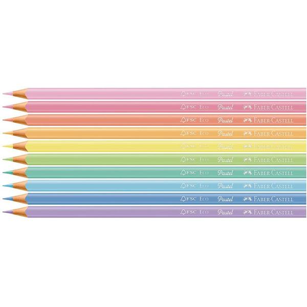 Imagem de Ecolápis de cor Pastel 10 cores Faber-Castell