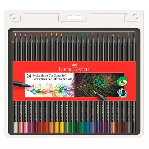 Imagem de Ecolápis de Cor Supersoft 24 Cores - Faber-Castell