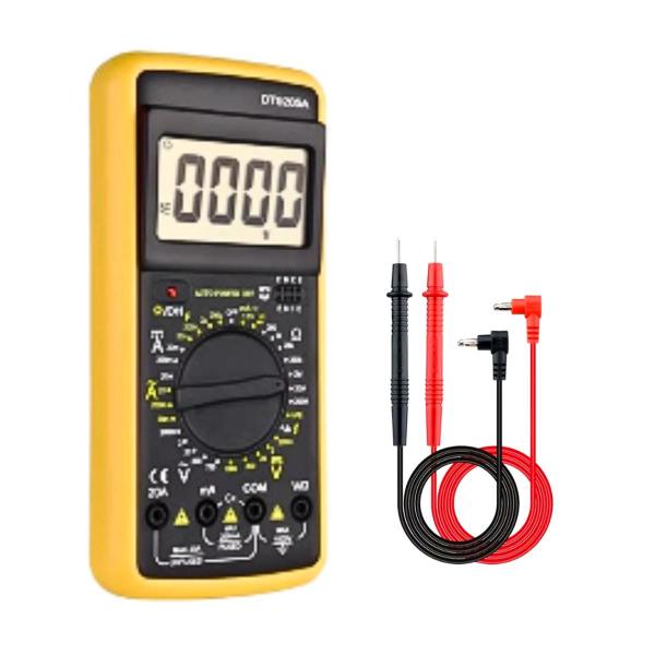 Imagem de Eda Profissional 9KF Multimetro Com Capacímetro Digital Mede Capacitor