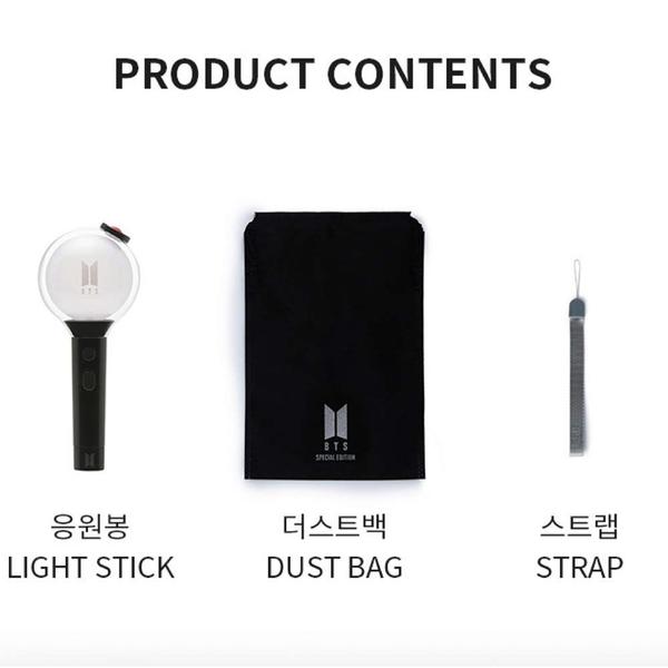 Edição especial Lightstick BTS Map of The Soul + Photocard