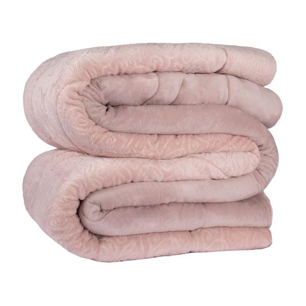 Imagem de Edredom Casal Dupla Face Plush Elegância Maciez e Conforto