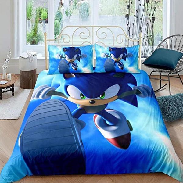 Imagem de Edredom Casal King Sonic 280X280Cm Mais Duas Fronhas