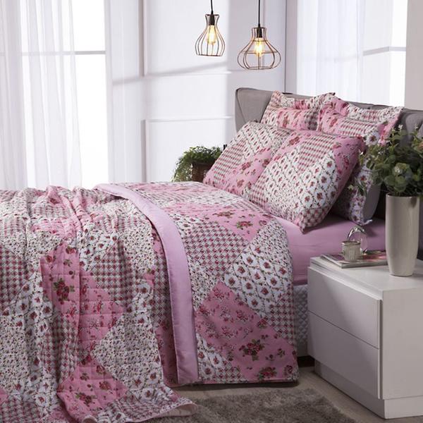 Imagem de Edredom Classic Cama Casal Queen Estampado Dupla Face