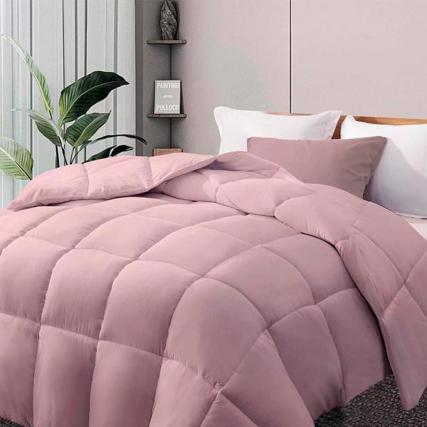 Imagem de Edredom Ecopluma Toque De Pluma Casal 220 X 240 Rosé Camesa