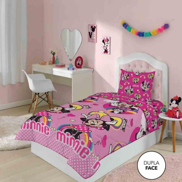 Imagem de Edredom Infantil 150x220 MINNIE - Lepper