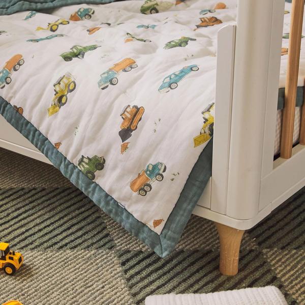 Imagem de Edredom Little Unicorn Cotton Musselin para criança 90x127cm