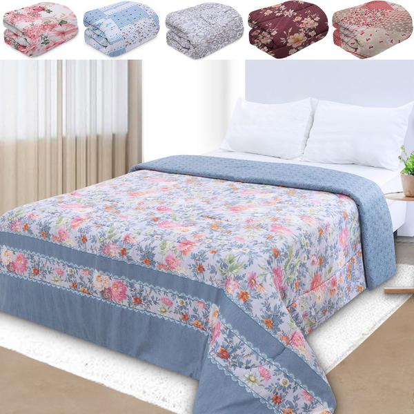 Imagem de Edredom Queen Antialérgico Dupla Face Estampado 240x215cm - BF Colchões