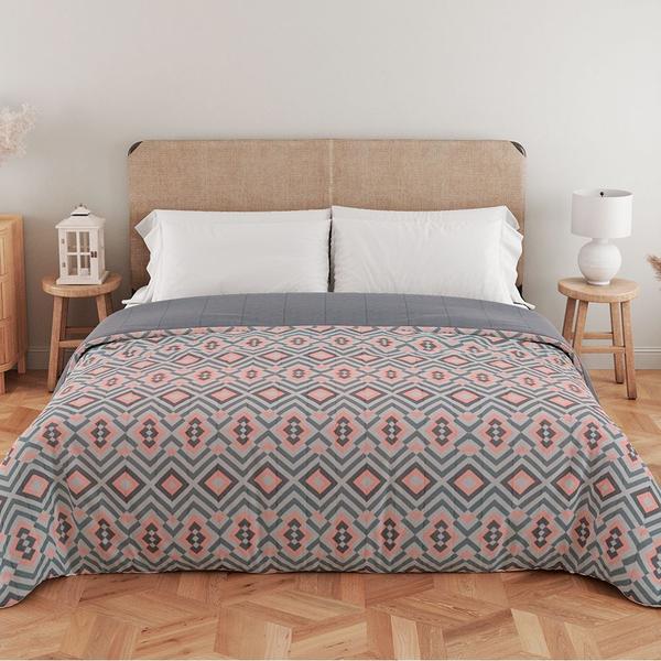 Edredom Queen de Malha 100% Algodão e Plush Dupla Face Antialérgico 235x260cm BF Colchões Imagem de Edredom Queen de Malha 100% Algodão e Plush Dupla Face Antialérgico 235x260cm BF Colchões