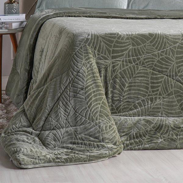 Imagem de Edredom Queen Plush Sense New Dupla Face Toque Flannel 230x250cm