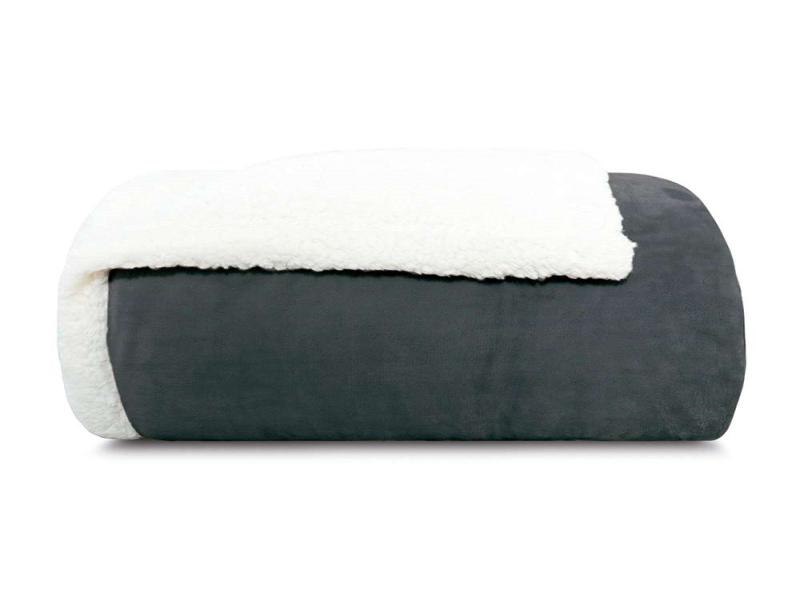 Imagem de Edredom sherpa comfort casal 1,80m x 2,20m - carbono