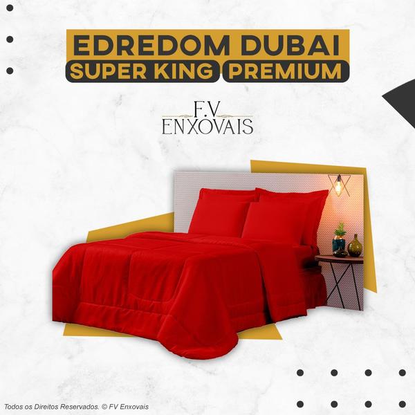 Imagem de Edredom Super King Size Dupla Face Premium Varias Cores